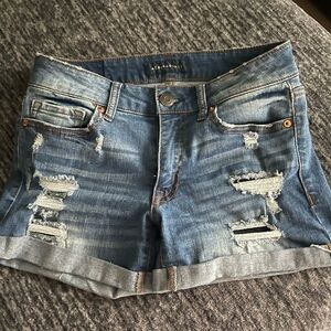 Aeropostal Women's Blue Denim Shorts